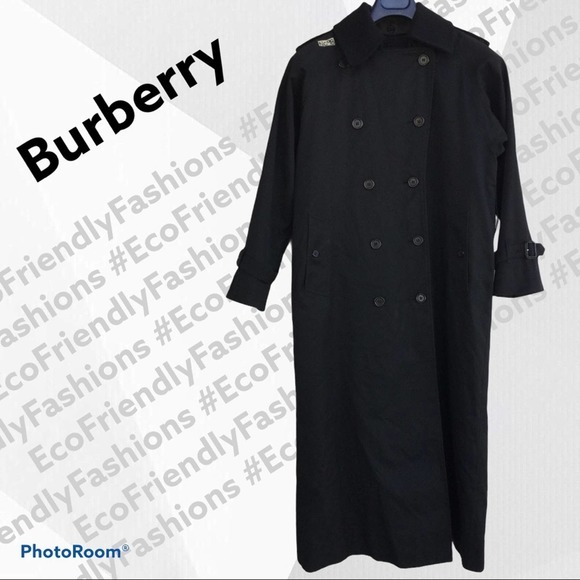VINTAGE MENS BURBERRYS TRENCH COAT W/ WOOL LINING - Picture 1 of 15